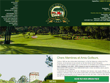Tablet Screenshot of golfdevalescure.com